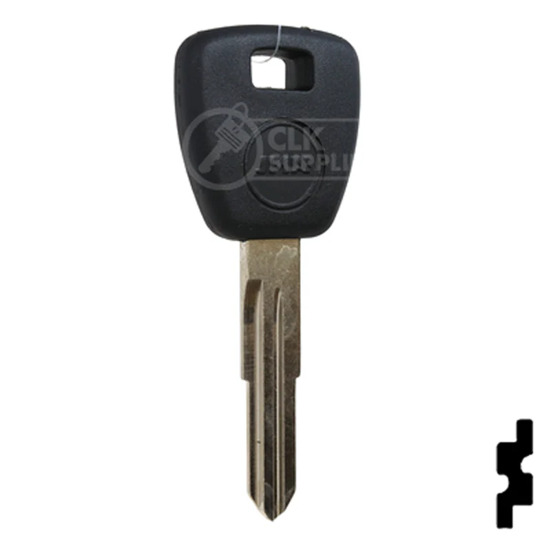 Uncut Transponder Key | Isuzu | HD108PT, HON58RT6 - Image 3