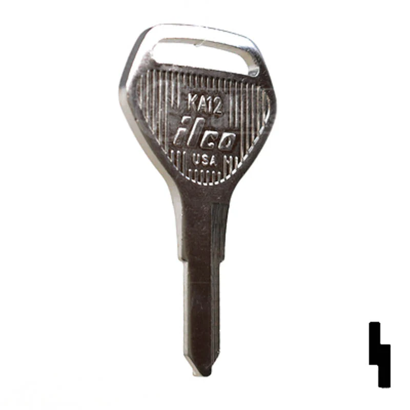Uncut Key Blank | Kawasaki | KA12 - Image 4
