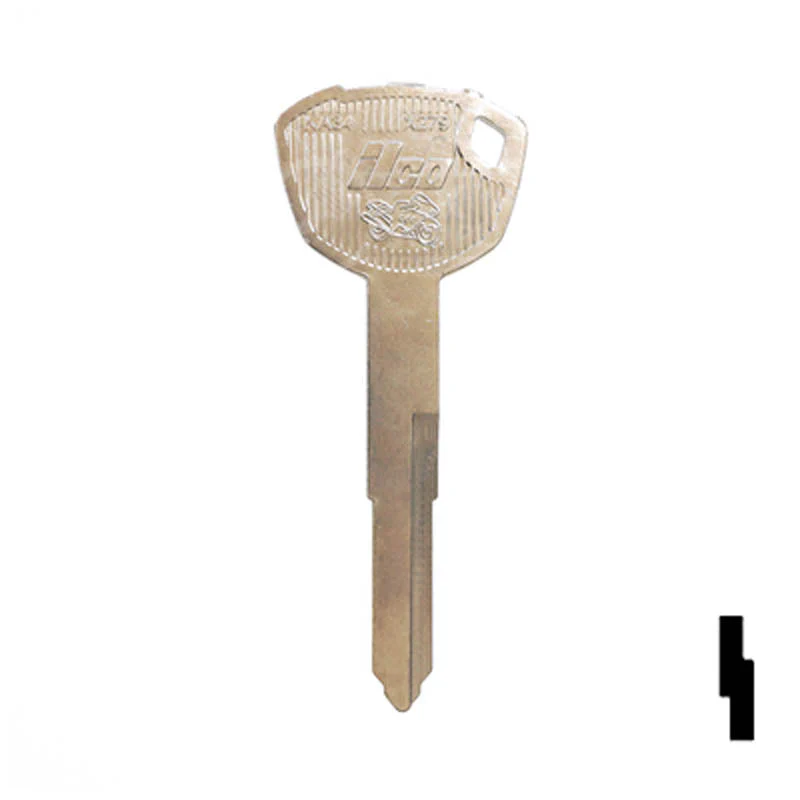 Uncut Key Blank | Kawasaki Motorcycle | KA34, X279