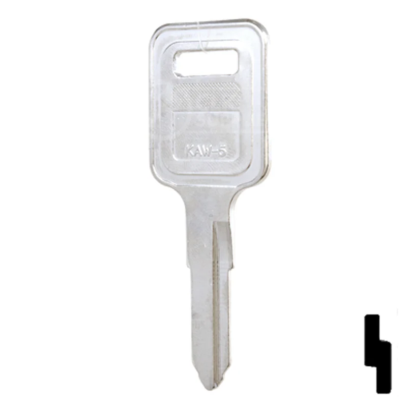 Uncut Key Blank | Kawasaki | KAW-5, KW12 - Image 11