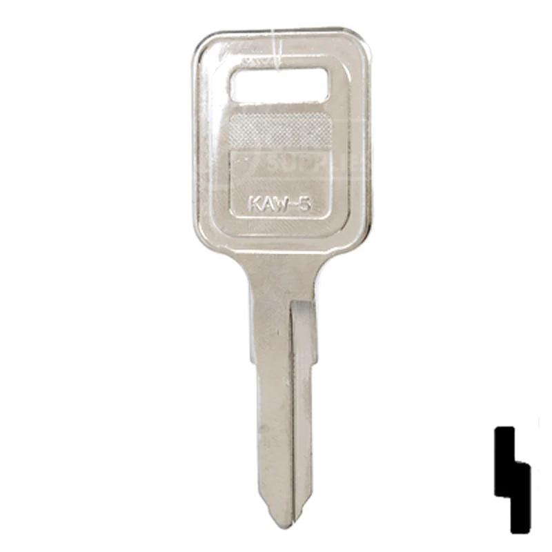 Uncut Key Blank | Kawasaki | KAW-5, KW12 - Image 12