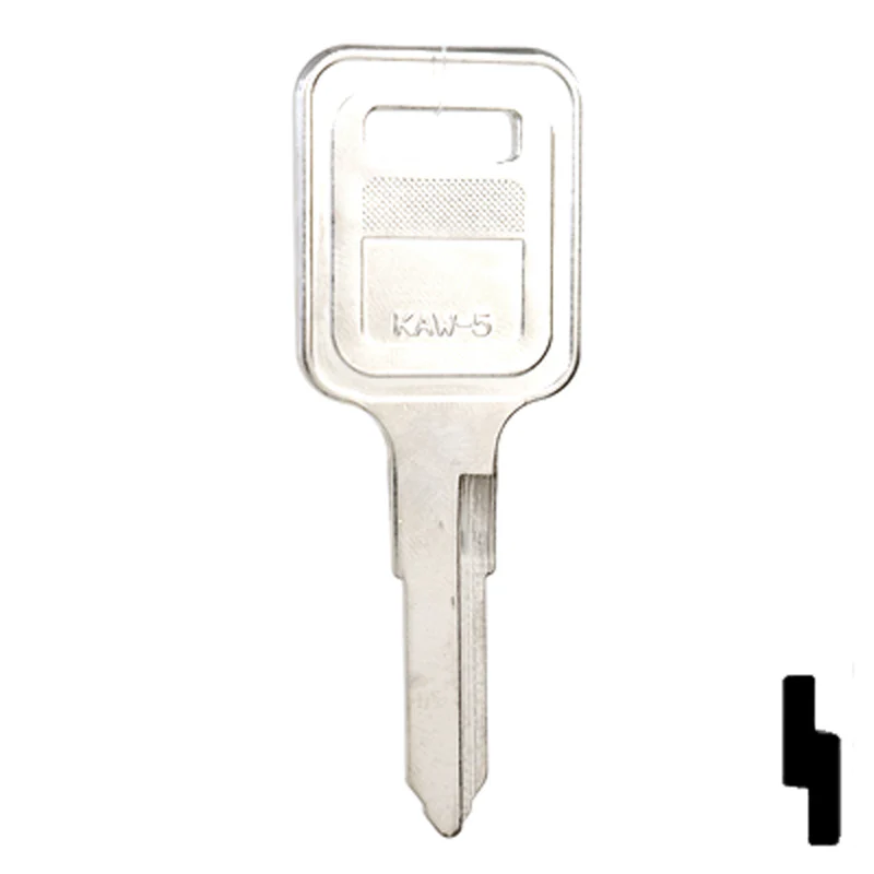 Uncut Key Blank | Kawasaki | KAW-5, KW12 - Image 14