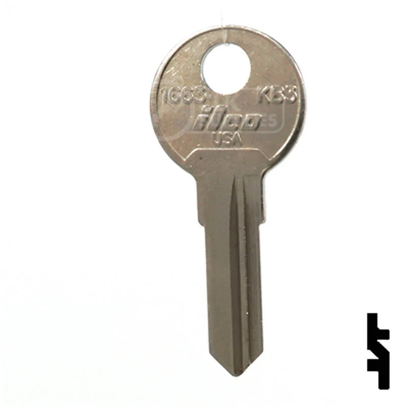 Uncut Key Blank | Kimball | KB3, 1663 - Image 24