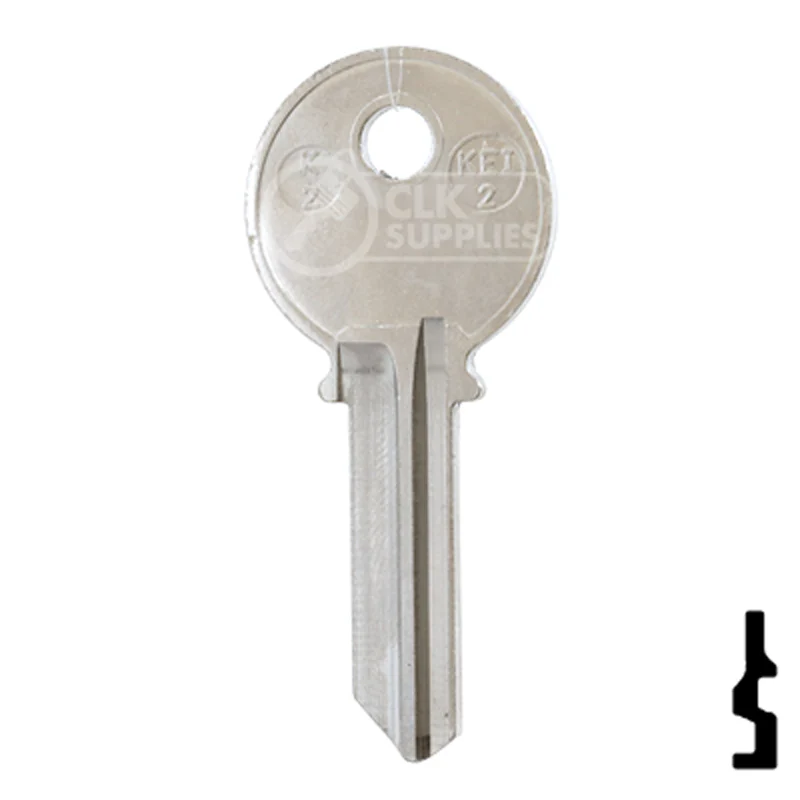 Uncut Key Blank| Keil | K2, 1079B, KEI-2 - Image 12