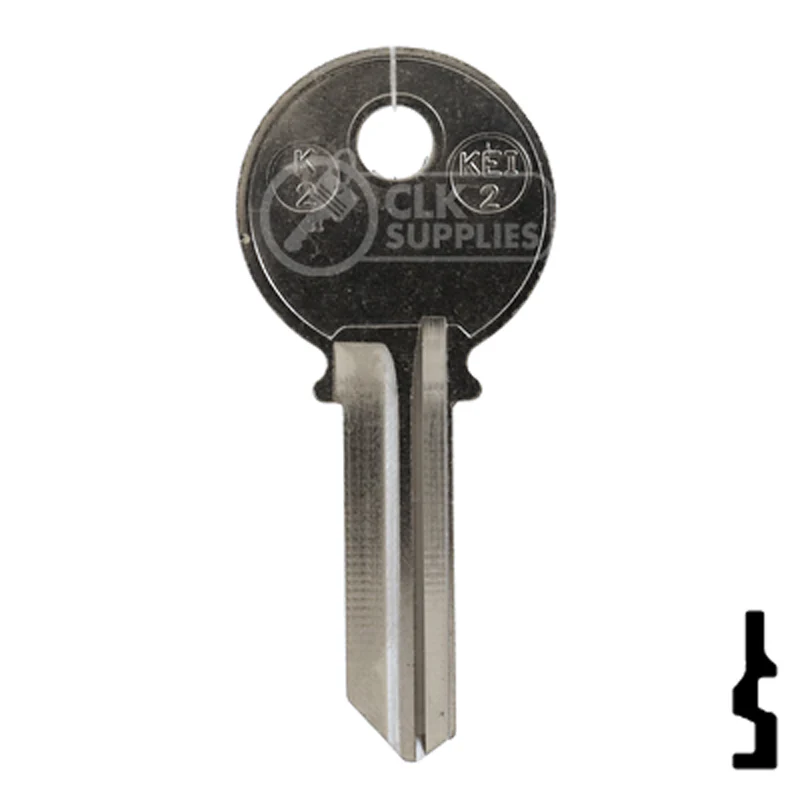 Uncut Key Blank| Keil | K2, 1079B, KEI-2 - Image 13