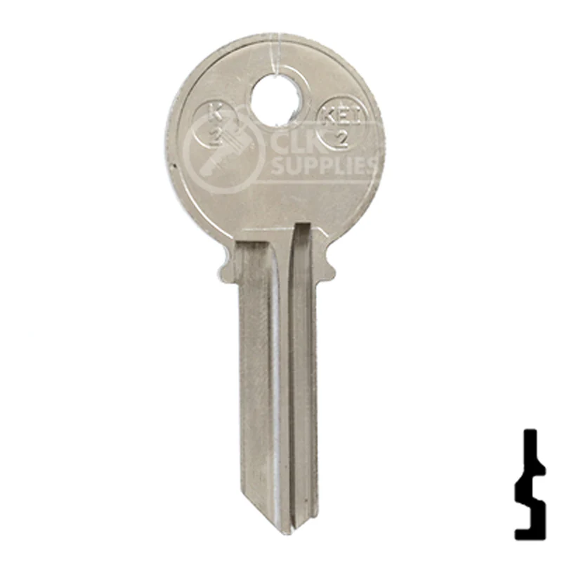 Uncut Key Blank| Keil | K2, 1079B, KEI-2 - Image 14