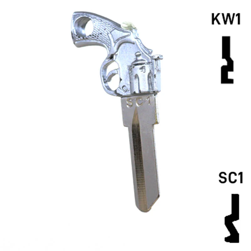Key Art Gun Key - Choose Keyway SC1 or KW1/KW10 - Image 11