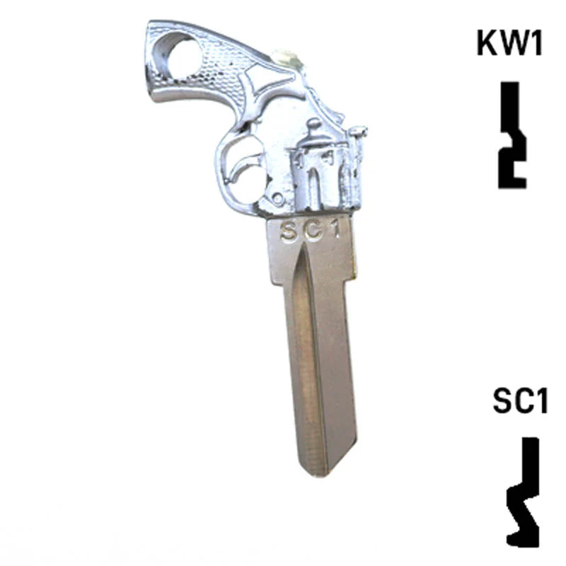 Key Art Gun Key - Choose Keyway SC1 or KW1/KW10 - Image 12
