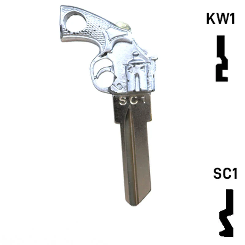 Key Art Gun Key - Choose Keyway SC1 or KW1/KW10 - Image 13