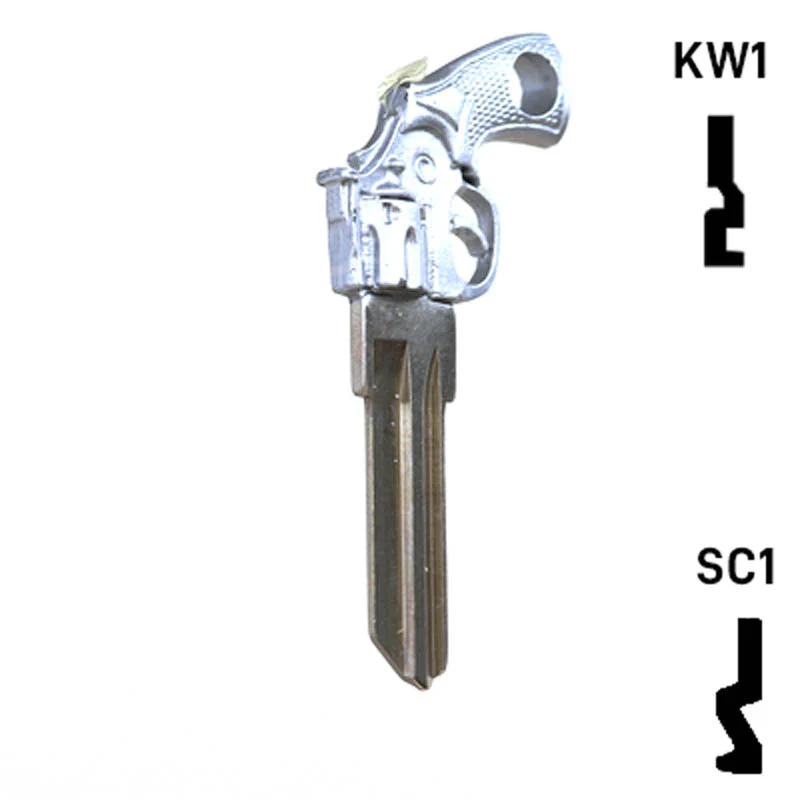 Key Art Gun Key - Choose Keyway SC1 or KW1/KW10 - Image 4