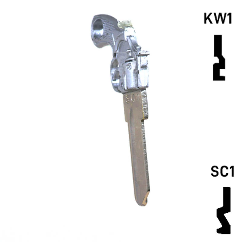 Key Art Gun Key - Choose Keyway SC1 or KW1/KW10 - Image 9