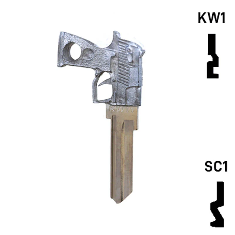 Key Art Pistol Key - Choose Keyway SC1 or KW1/KW10 - Image 12