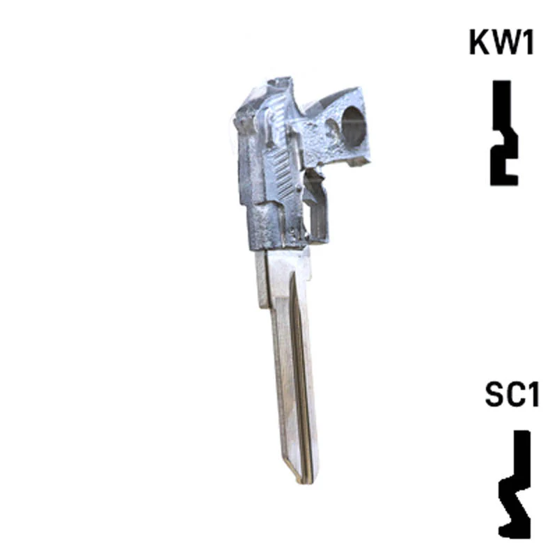 Key Art Pistol Key - Choose Keyway SC1 or KW1/KW10 - Image 5