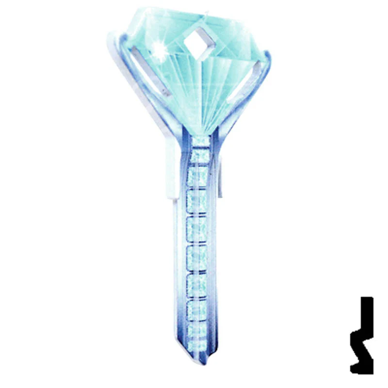 Key Shapes -DIAMOND RING- Schlage SC1 Key - Image 16