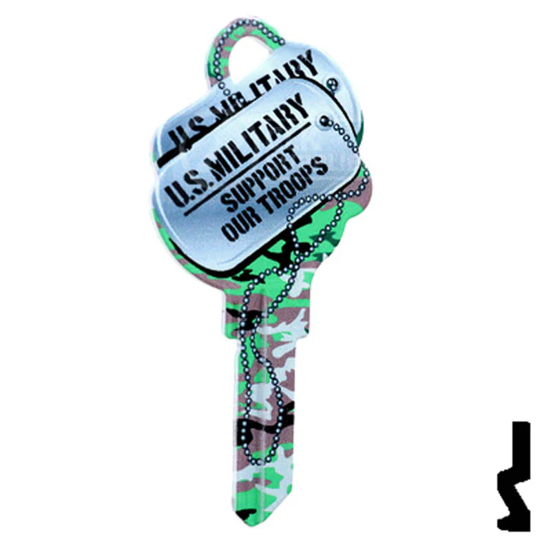 Key Shapes -DOG TAGS- Schlage SC1 Key - Image 3