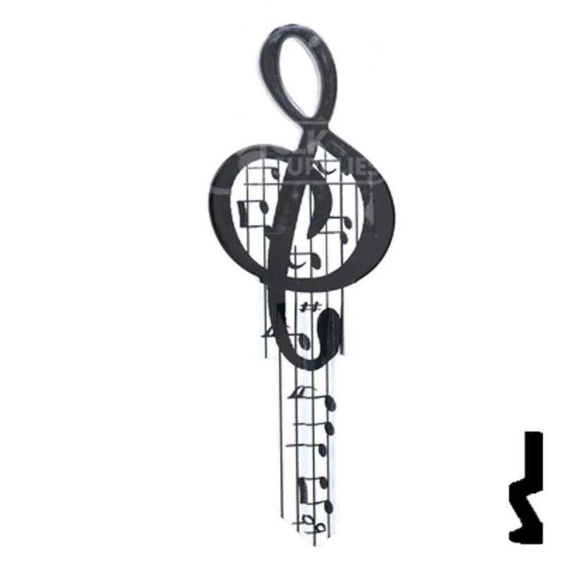 Key Shapes -MUSIC- Schlage SC1 Key - Image 14