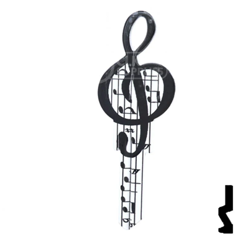 Key Shapes -MUSIC- Schlage SC1 Key - Image 24