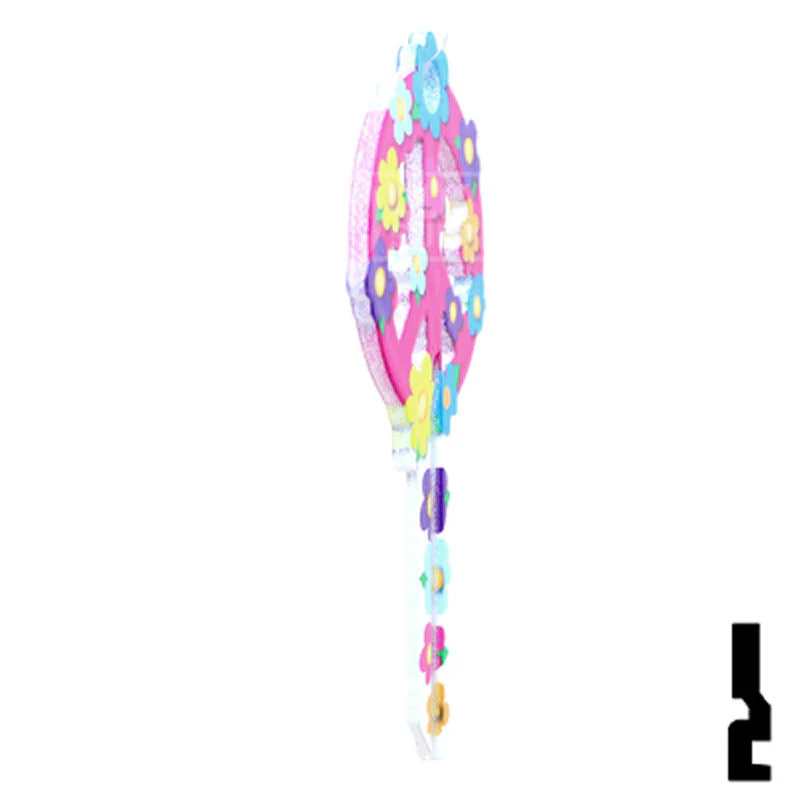 Key Shapes -PEACE SIGN- Kwikset Key - Image 18