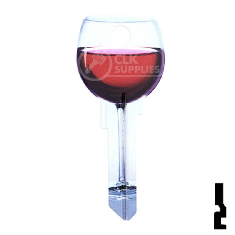 Key Shapes -RED WINE- Kwikset Key - Image 13