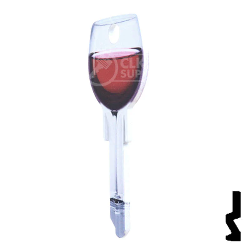 Key Shapes -RED WINE- Schlage SC1 Key - Image 10