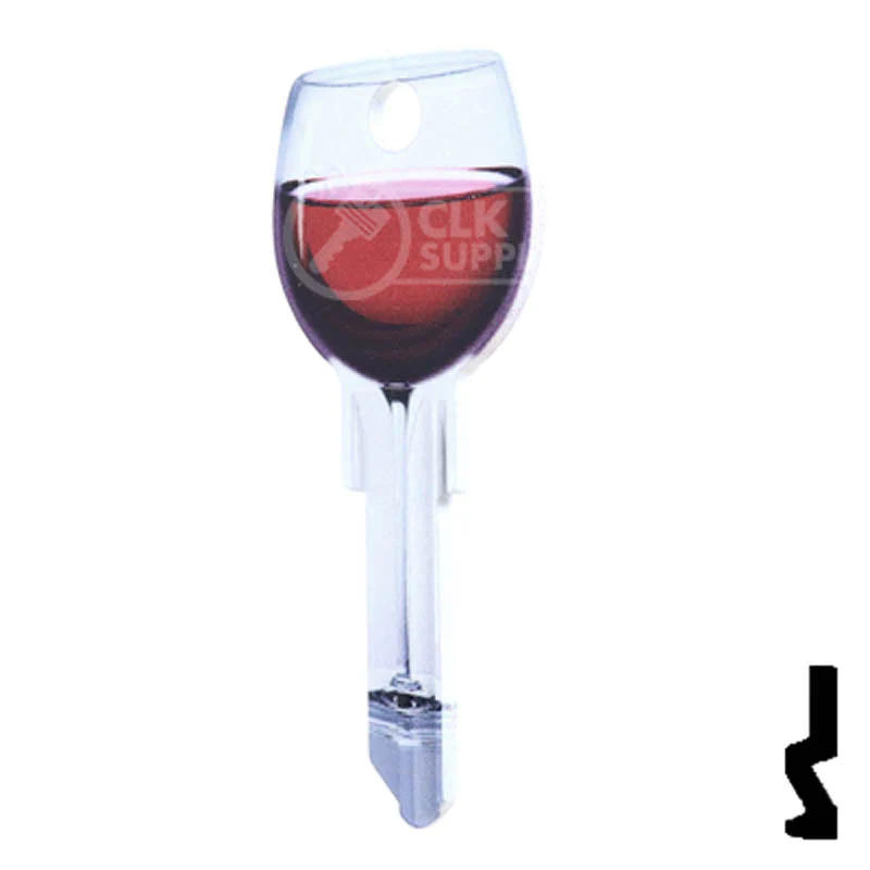 Key Shapes -RED WINE- Schlage SC1 Key - Image 11