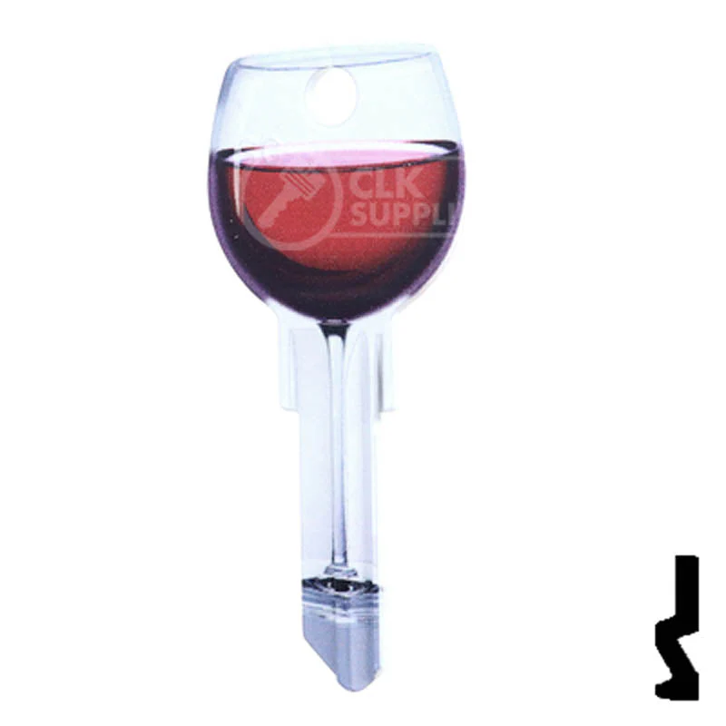 Key Shapes -RED WINE- Schlage SC1 Key - Image 12