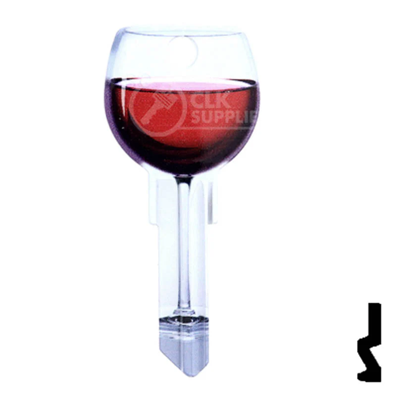Key Shapes -RED WINE- Schlage SC1 Key - Image 14