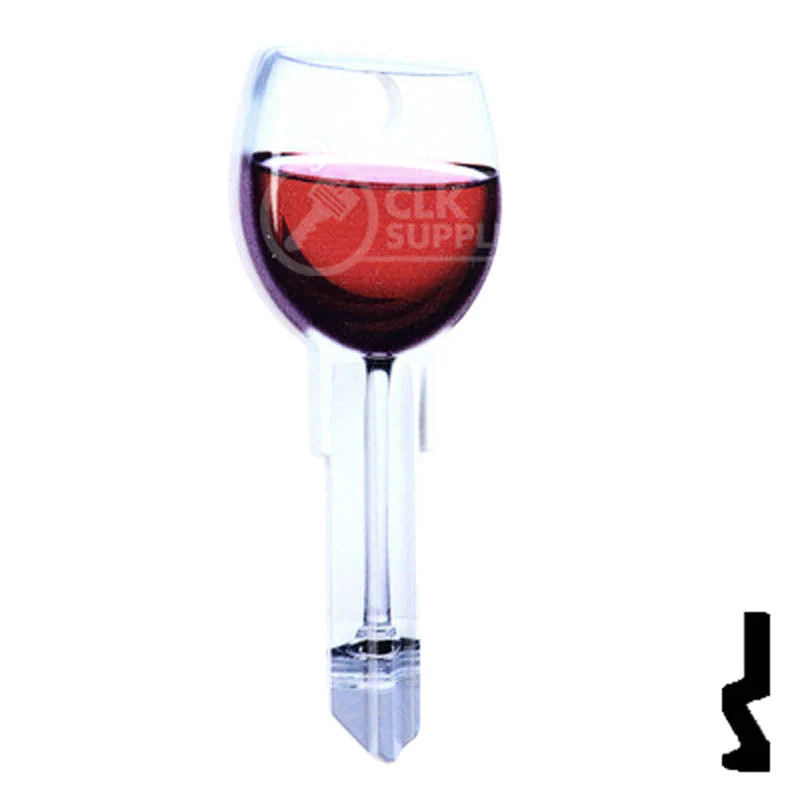 Key Shapes -RED WINE- Schlage SC1 Key - Image 16