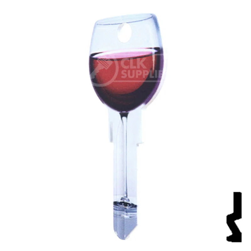 Key Shapes -RED WINE- Schlage SC1 Key - Image 23