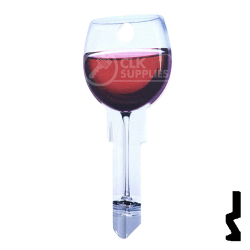Key Shapes -RED WINE- Schlage SC1 Key - Image 24