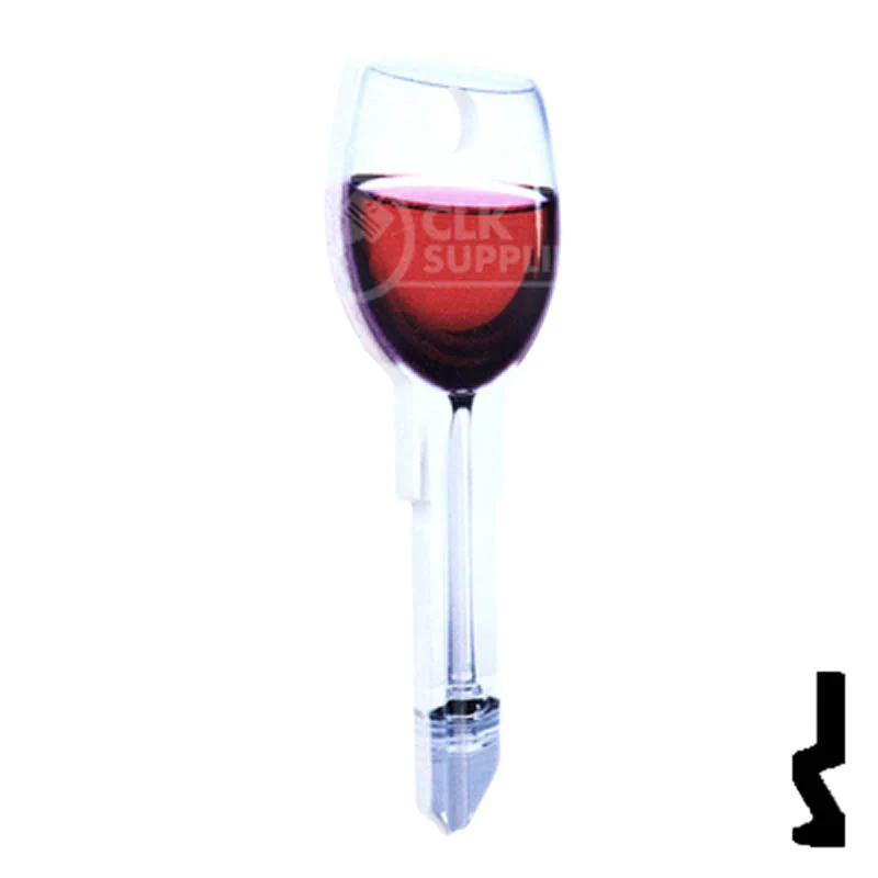 Key Shapes -RED WINE- Schlage SC1 Key - Image 5