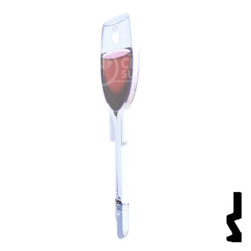 Key Shapes -RED WINE- Schlage SC1 Key - Image 9