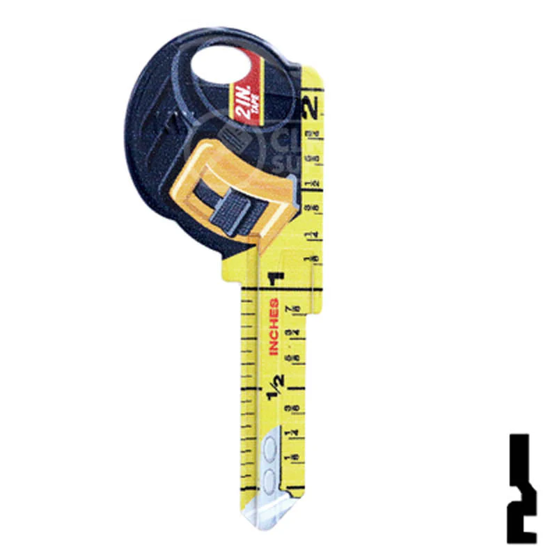 Key Shapes -TAPE MEASURE- Kwikset Key - Image 2