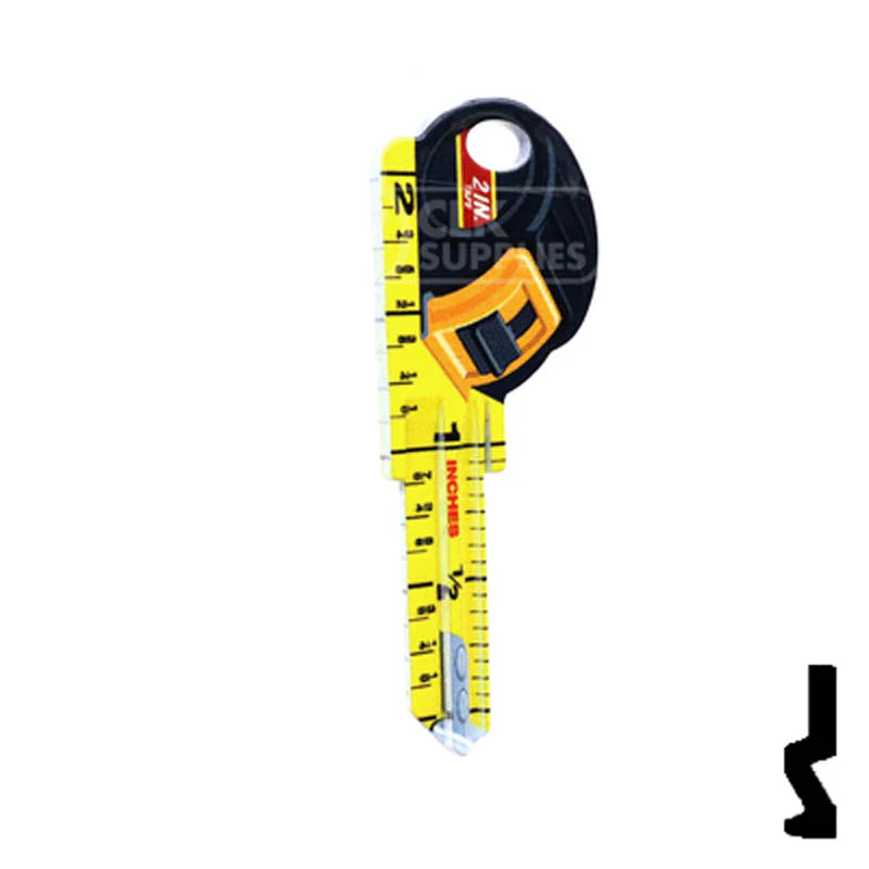 Key Shapes -TAPE MEASURE- Schlage SC1 Key - Image 15
