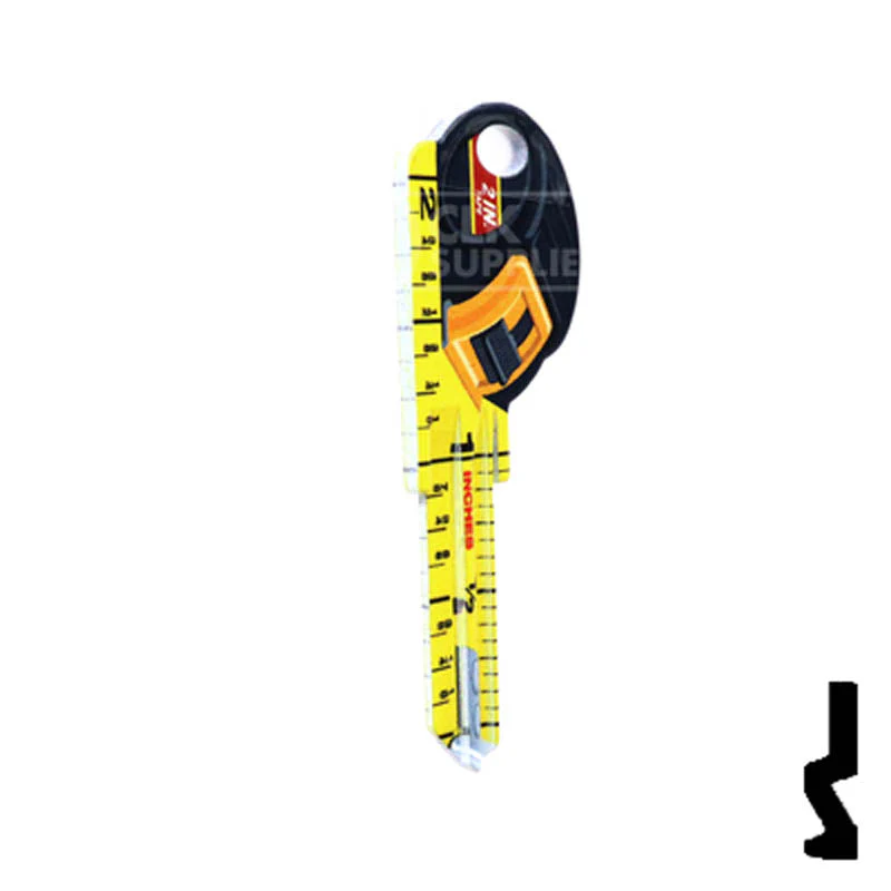 Key Shapes -TAPE MEASURE- Schlage SC1 Key - Image 16