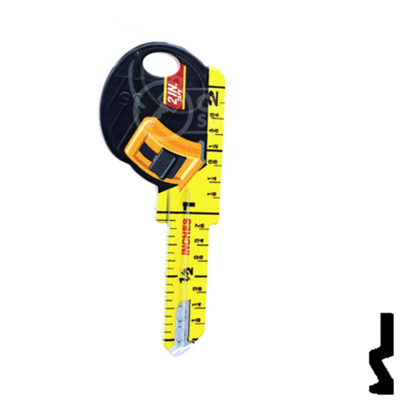Key Shapes -TAPE MEASURE- Schlage SC1 Key - Image 2