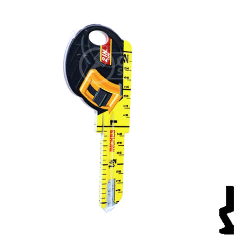 Key Shapes -TAPE MEASURE- Schlage SC1 Key - Image 3