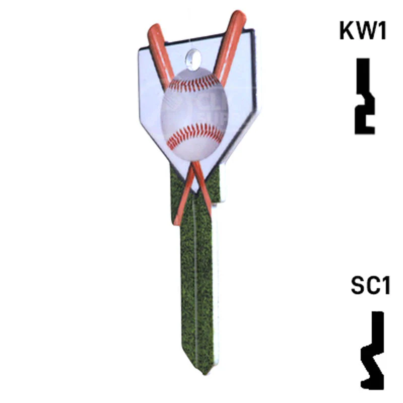 Krafty Keys: Baseball - Choose Keyway (SC1,KW1,10,WR5) - Image 10