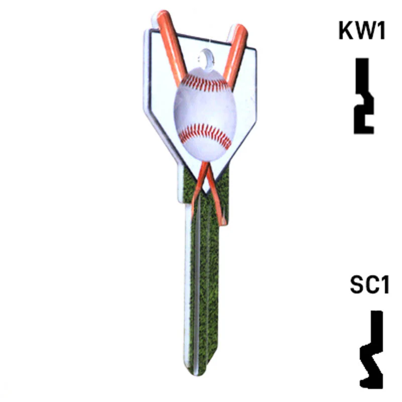 Krafty Keys: Baseball - Choose Keyway (SC1,KW1,10,WR5) - Image 4