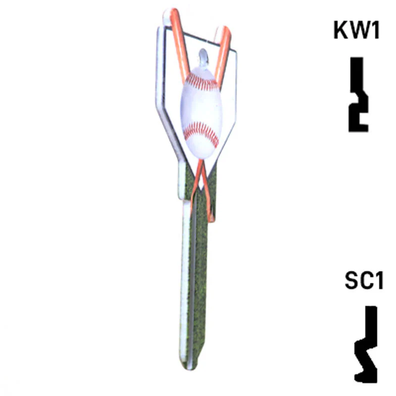 Krafty Keys: Baseball - Choose Keyway (SC1,KW1,10,WR5) - Image 5