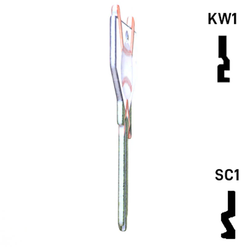 Krafty Keys: Baseball - Choose Keyway (SC1,KW1,10,WR5) - Image 6