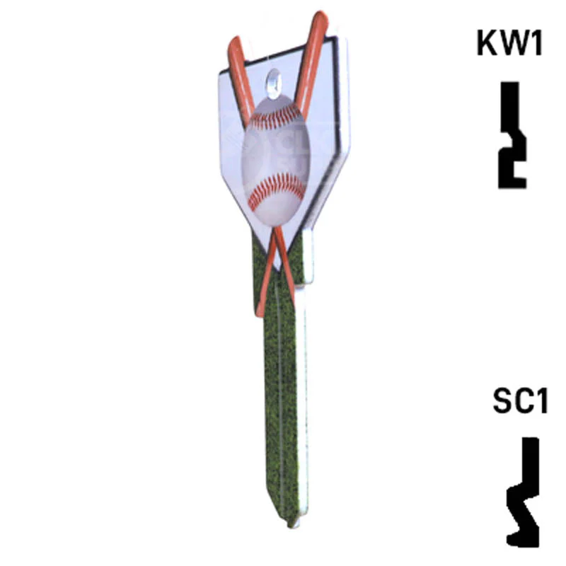 Krafty Keys: Baseball - Choose Keyway (SC1,KW1,10,WR5) - Image 9