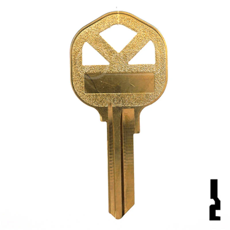Uncut Key Blank | Kwikset | KW1 Big Head (Twice The Size Of A Standard Head)