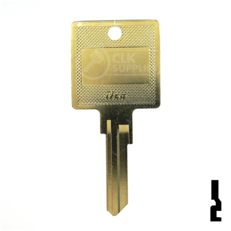 Uncut Hotel Head Key Blank | Kwikset | KW1, KW10