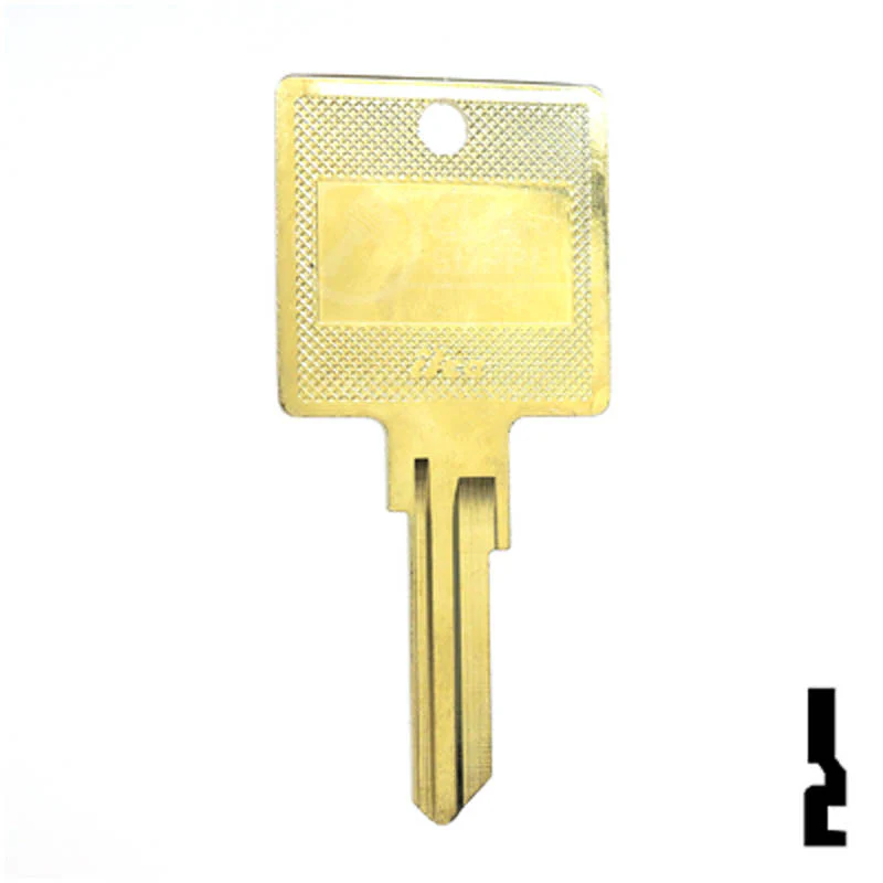 Uncut Hotel Head Key Blank | Kwikset | KW1, KW10 - Image 2