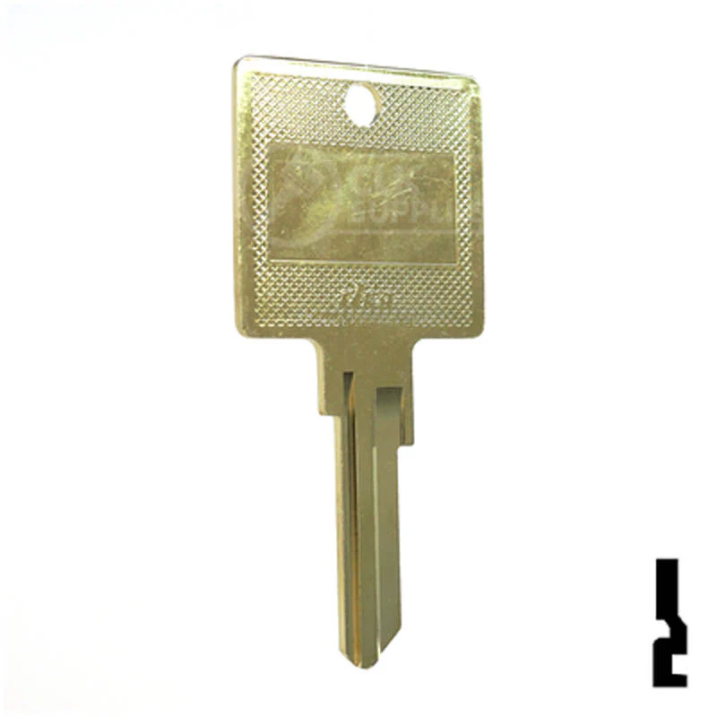 Uncut Hotel Head Key Blank | Kwikset | KW1, KW10 - Image 3