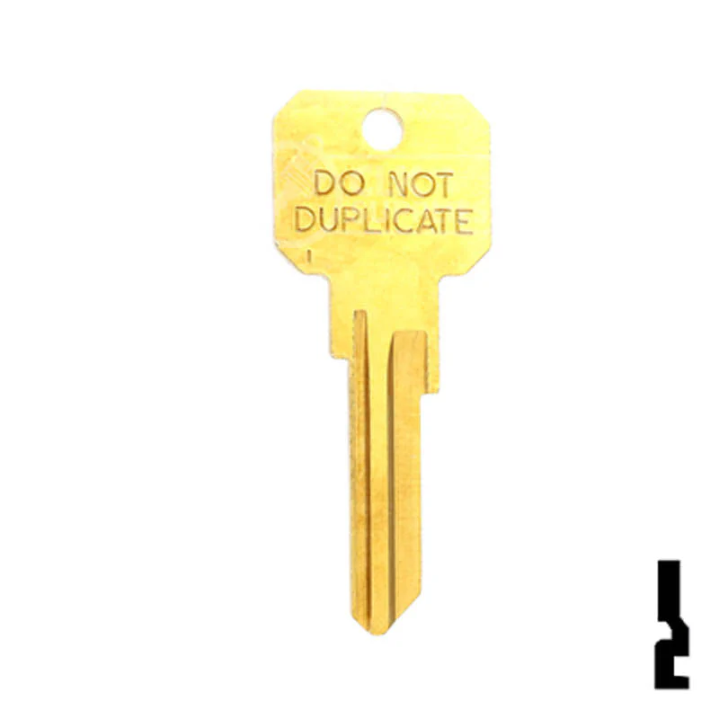 Uncut DND Key Blank | Kwikset | KW1, KW10 - Image 2