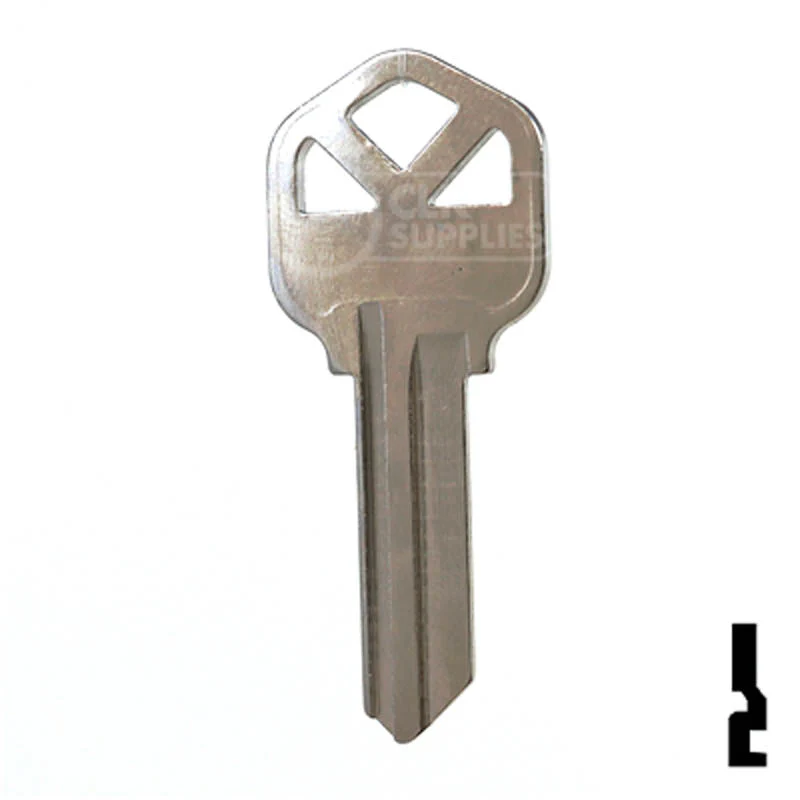 Uncut Key Blank | Kwikset | KW1 - Nickel Plated - Image 11