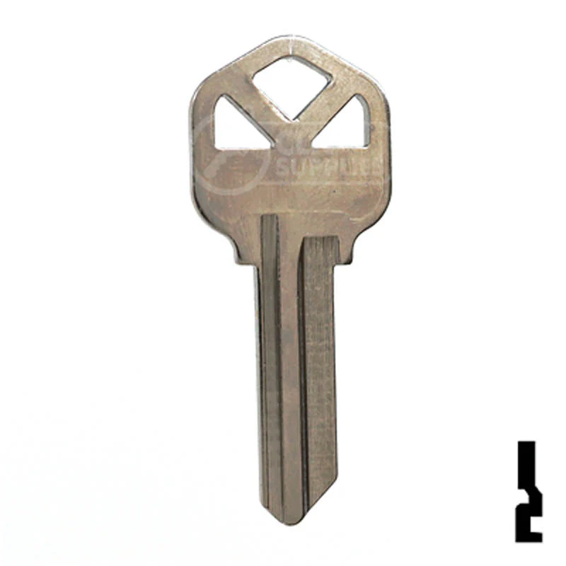 Uncut Key Blank | Kwikset | KW1 - Nickel Plated - Image 13