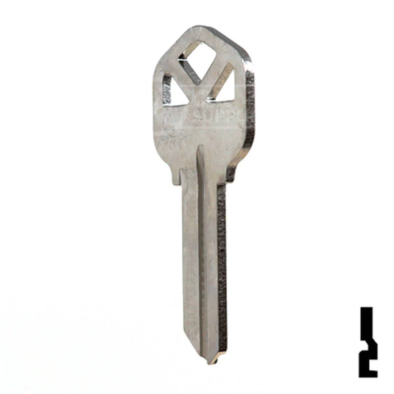 Uncut Key Blank | Kwikset | KW1 - Nickel Plated - Image 21